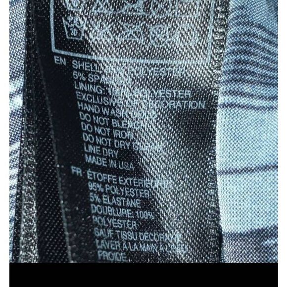 FOREVER 21 DRESS BLUE & BLACK SZ.S EUC. - Picture 6 of 6